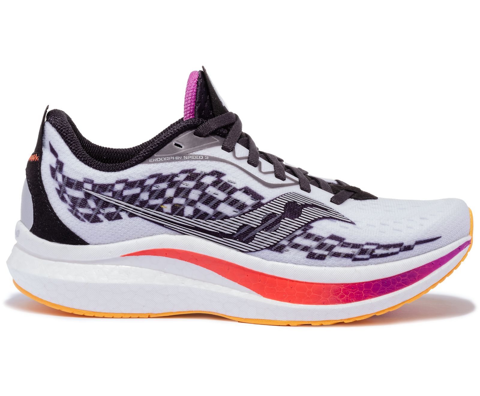 Saucony Endorphin Speed 2 Women\'s Running Shoes White / Black | AU 121JPQJ